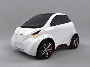 DOK-ING XD Concept Car Poster Print on 10 mil Archival Satin Paper 16" x 12"