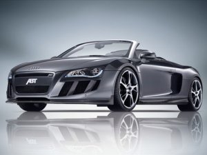ABT Audi R8 Spyder Car Poster Print on 10 mil Archival Satin Paper 16" x 12"