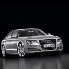 Audi A8 4 2 TDI quattro 2010 Car Archival Canvas Print (Rolled) 16" x12"
