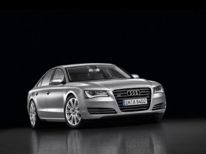 Audi A8 4 2 TDI quattro 2010 Car Archival Canvas Print (Rolled) 16" x12"
