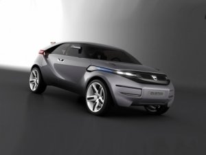Dacia Duster Concept Car Archival Canvas Print (Rolled) 16" x 12"