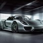 Porsche 918 Spyder Concept Car Archival Canvas Print (Rolled) 16" x 12"