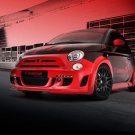 Hamann Fiat 500 Abarth (2010) Car Archival Canvas Print (Rolled) 16" x 12"