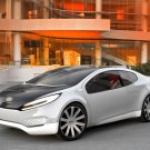 Kia Ray Concept Car Archival Canvas Print (Rolled) 16" x 12"
