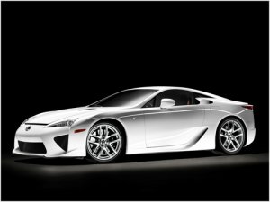Lexus LFA (2011) Car Archival Canvas Print (Rolled) 16" x 12"