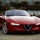 Alfa Romeo 2uettottanta (2010) Concept Car Archival Canvas Print (Rolled) 16" x 12"