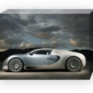 Bugatti Veyron Car Archival Canvas Print (Mounted) 16" x 12"