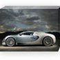 Bugatti Veyron Car Archival Canvas Print (Mounted) 16" x 12"