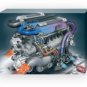 Bugatti Veyron W-16 Engine Archival Canvas Print (Mounted) 16" x 12"