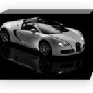 Bugatti Veyron Grand Sport Car Archival Canvas Print (Mounted) 16" x 12"