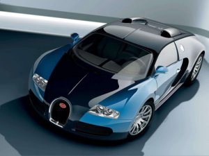 Bugatti EB 16 4 Veyron Archival Canvas Print (Rolled) 16" x 12"