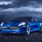 Fisker Karma Car Archival Canvas Print (Rolled) 16" x 12"
