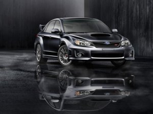 Subaru Impreza WRX STI 2011 Archival Canvas Print (Rolled) 16" x 12"
