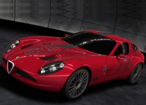 Alfa Romeo TZ3 Corsa Concept Archival Canvas Print (Rolled) 16" x 12"
