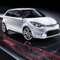 MG Zero Concept 2010 Car Archival Canvas Print (Rolled) 16" x 12"