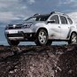 Dacia Duster 2011 Car Archival Canvas Print (Rolled) 16" x 12"
