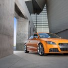 Audi TTS Coupe 2011 Archival Canvas Car Print (Rolled) 16" x12"