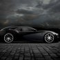 Bugatti 12-2 Streamliner By Racer X Car Archival Canvas Print (Rolled) 16" x 12"