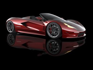 TranStar Racing Dagger GT Car Poster Print on 10 mil Archival Satin Paper 16" x 12"