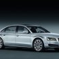 Audi A8 L W12 2011 Archival Canvas Print (Rolled) 16" x12"