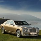 Bentley Mulsanne Pebble Beach Archival Canvas Car Print (Rolled) 16" X 12"