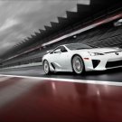Lexus LFA On Race Track Car Poster Print on 10 mil Archival Satin Paper 16" x 12"