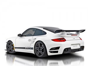 Vorsteiner Porsche 911 Turbo V-RT Archival Canvas Race Car Print (Rolled) 16" x 12"