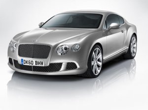 Bentley Continental GT 2012 Car Poster Print on 10 mil Archival Satin Paper 16" X 12"
