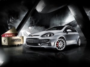 Fiat Punto Evo Abarth Esseesse Car Poster Print on 10 mil Archival Satin Paper 16" x 12"