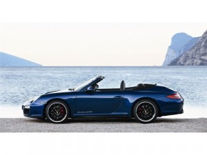 Porsche 911 Carrera GTS 2011 Archival Canvas Car Print (Rolled) 16" x 12"