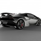 Lamborghini Sesto Elemento Concept Archival Canvas Car Print (Rolled) 16" x 12"