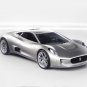 Jaguar C-X75 Concept Archival Canvas Car Print (Rolled) 16" x 12"