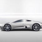 Jaguar C-X75 Concept Archival Canvas Car Print (Rolled) 16" x 12"