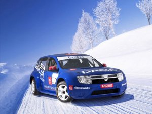 Dacia Duster Competition Car Poster Print on 10 mil Archival Satin Paper 16" x 12"