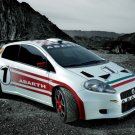 Fiat Abarth Grand Punto S Archival Canvas Car Print (Rolled) 16" x 12"