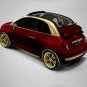 Fenice Milano Fiat 500 La Dolce Vita Archival Canvas Car Print (Rolled) 16' x 12"