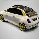 Fenice Milano Fiat 500 La Dolce Vita Car Poster Print on 10 mil Archival Satin Paper 16" x 12"