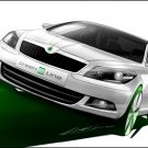 Skoda Octavia Green E Line Concept Car Poster Print on 10 mil Archival Satin Paper 16" x 12"