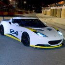Lotus Evora Type 124 Endurance Race Car Poster Print on 10 mil Archival Satin Paper 16" x 12"