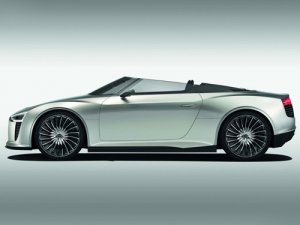 Audi e-tron Spyder Concept Car Poster Print on 10 mil Archival Satin Paper 16" x 12"