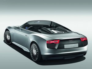 Audi e-tron Spyder Concept Car Poster Print on 10 mil Archival Satin Paper 16" x 12"