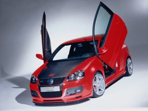 ABT Golf GTI Car Poster Print on 10 mil Archival Satin Paper 16" x 12"
