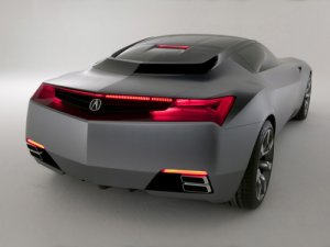 Acura Advanced Sports Car Poster Print on 10 mil Archival Satin Paper 16" x 12"