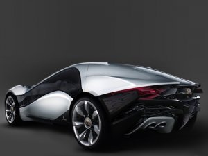 Alfa Romeo Pandion Concept Car Poster Print on 10 mil Archival Satin Paper 16" x 12"