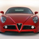 Alfa Romeo 8C Competizione (2009) Concept Poster Print 16" x 12"