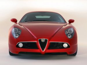 Alfa Romeo 8C Competizione (2009) Concept Poster Print 16" x 12"