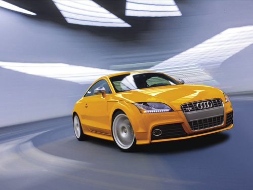 Audi TTS Coupe 2011 Car Poster Print on 10 mil Archival Satin Paper 16" x 12"