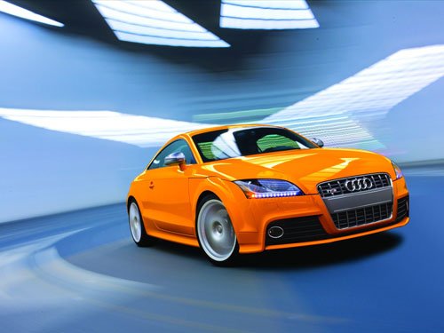 Audi TTS Coupe 2011 Car Poster Print on 10 mil Archival Satin Paper 16" x 12"