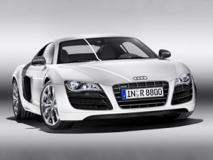 Audi R8 V10 5.2 FSI quattro Car Poster Print on 10 mil Archival Satin Paper 16" x 12"