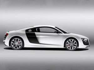 Audi R8 V10 5.2 FSI quattro Car Poster Print on 10 mil Archival Satin Paper 16" x 12"